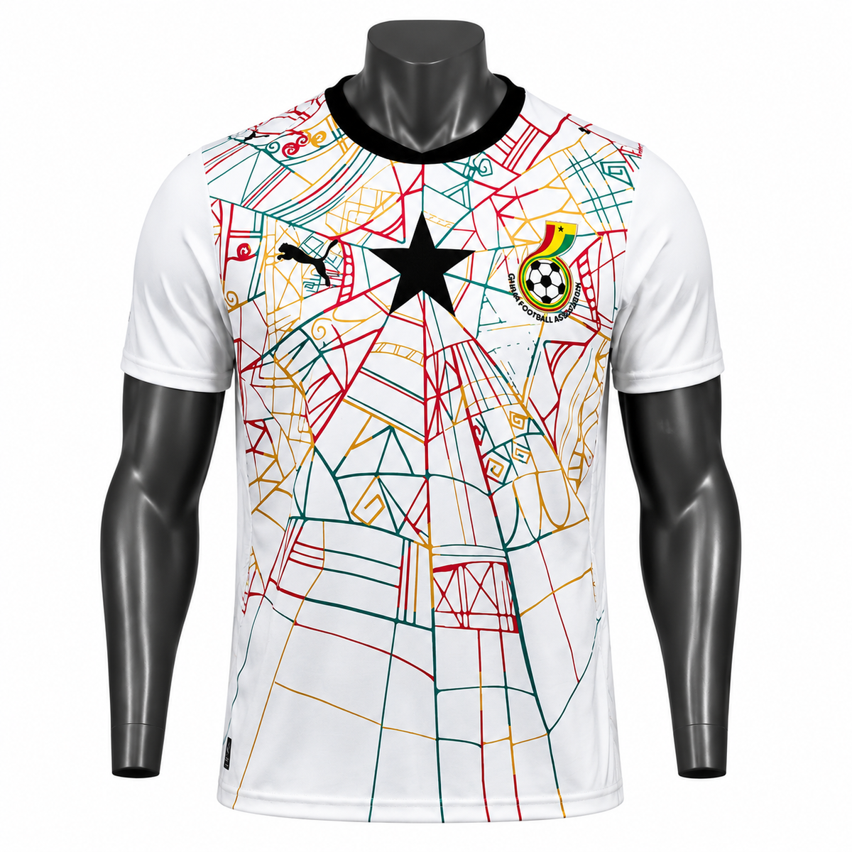 Ghana Home Jersey – White Edition