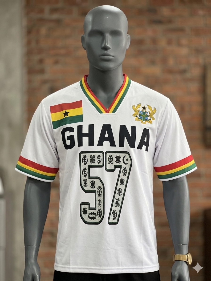 Ghana Pride White Jersey