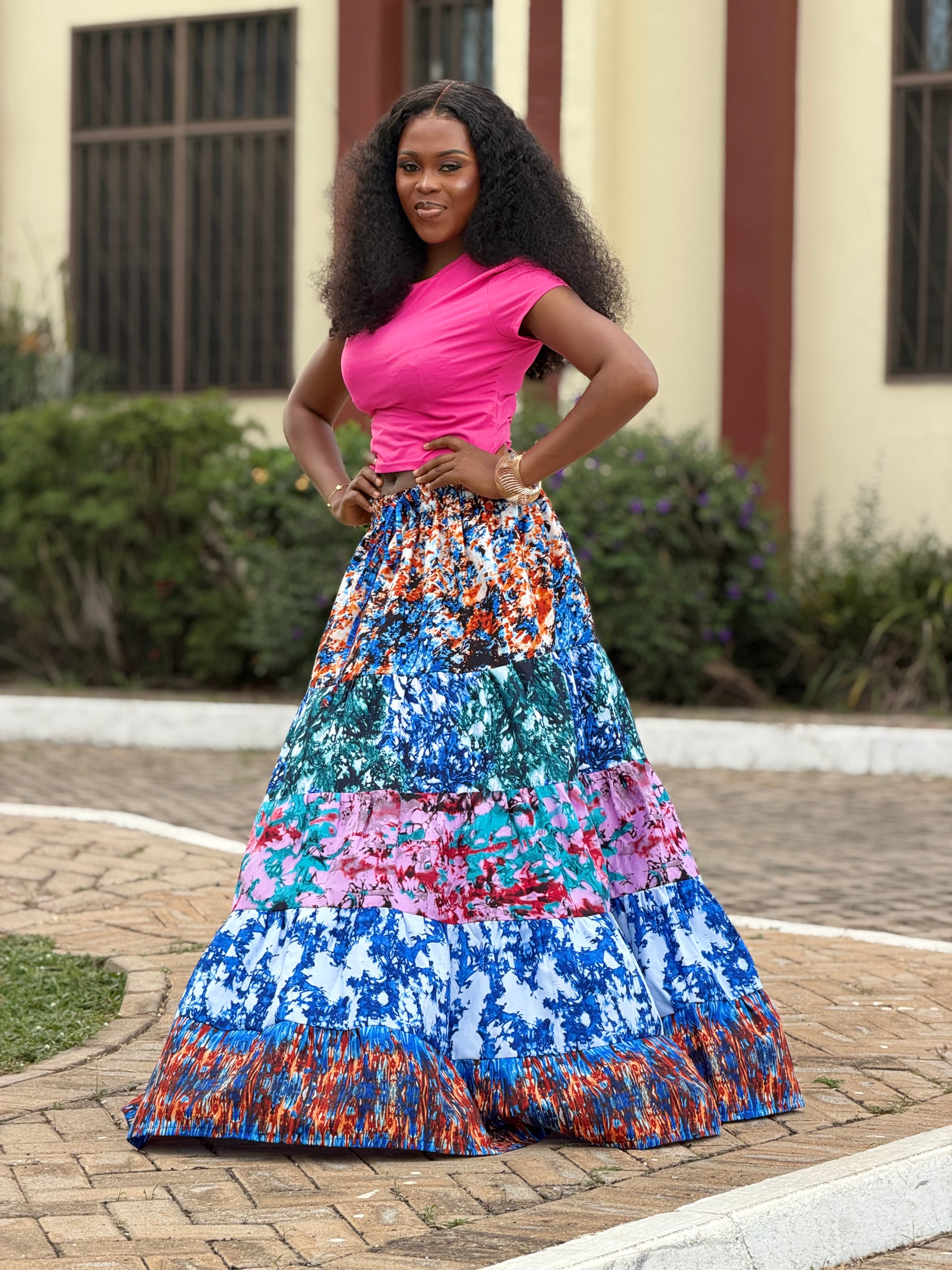 Long signature pretty skirt