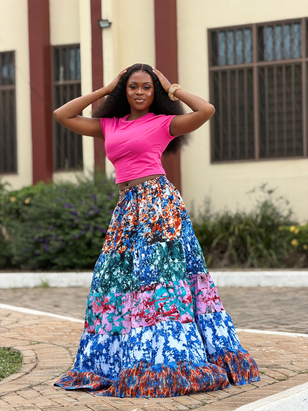 Long signature pretty skirt