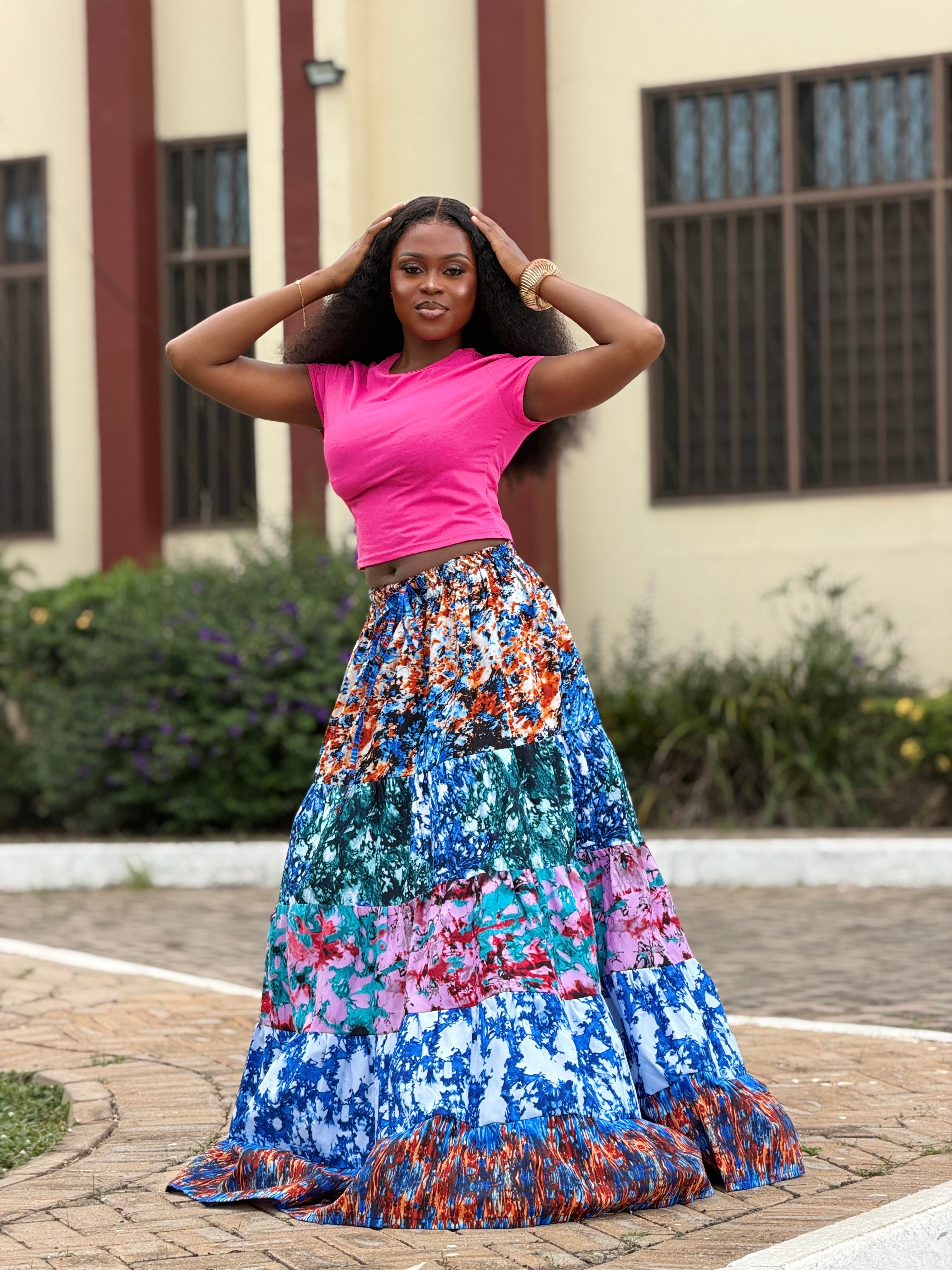 Long signature pretty skirt