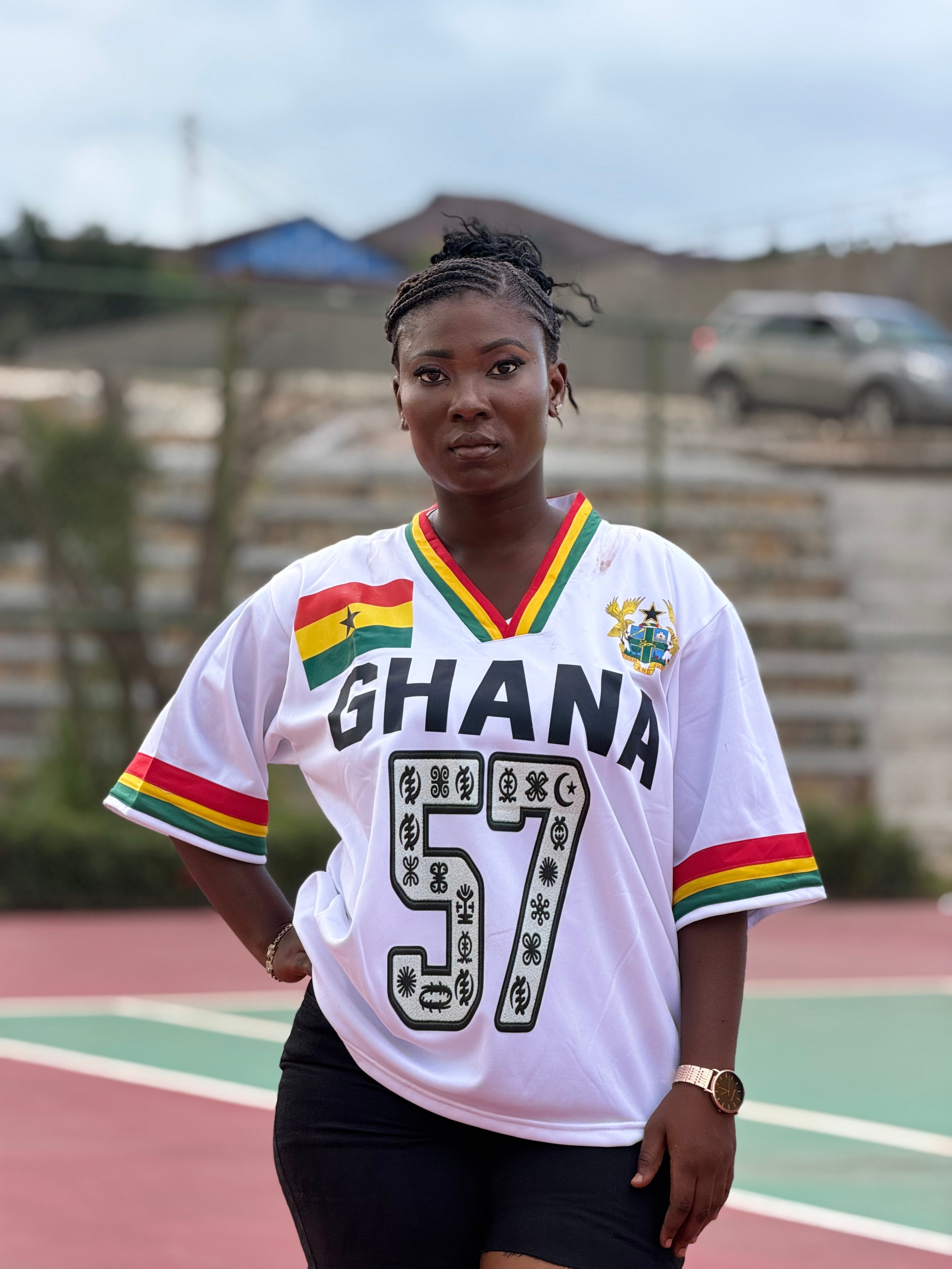 Ghana Pride White Jersey