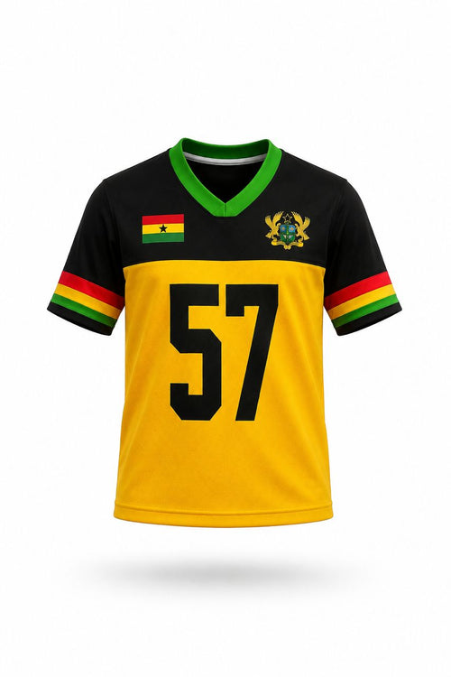 KIDS Ghana Jersey – Black & Gold For Kids